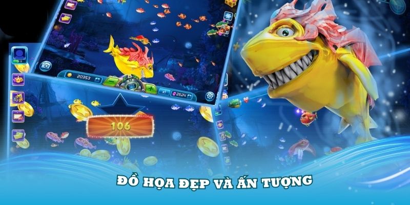 Game vua bắn cá có đồ họa đẹp và ấn tượng