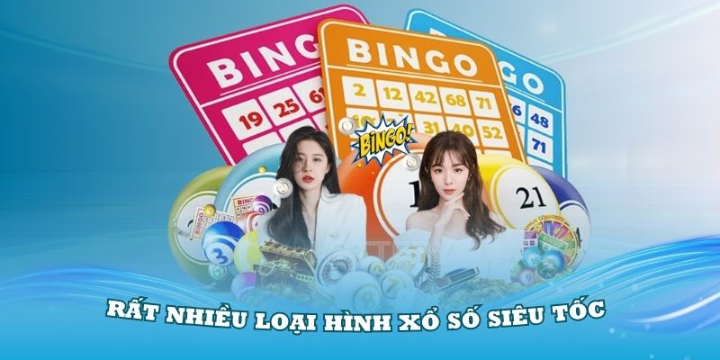 i9Bet có rất nhiều loại hình giải trí xổ số siêu tốc